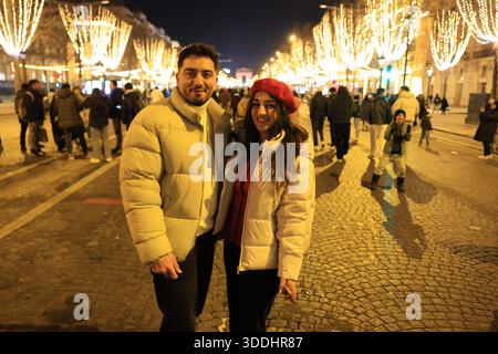 Paris, Frankreich. Dezember 2025 31. © PHOTOPQR/LE PARISIEN/Olivier Arandel ; Paris ; 31/12/2025 ; Paris, France Mercredi 31 janvier 2025 Nouvel an 2026 sur les Champs Elysées à Paris. LP/Olivier Arandel - Silvester in Paris auf den Champs-Elysées *** Lokaler Titel *** LP/ Olivier Arandel Credit: MAXPPP/Alamy Live News Stockfoto