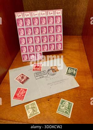 Archivbild des Nazi-Deutschland-Stempels der 1930er Jahre Stockfoto