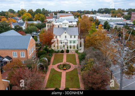 Edenton North Carolina - 28. Oktober 2022: Luftaufnahme des Cupola House in Edenton North Carolina Stockfoto