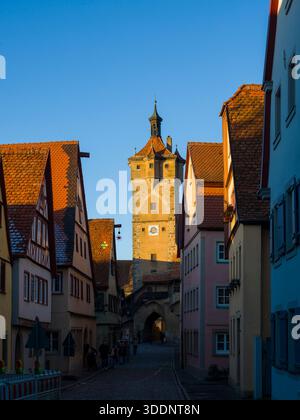 Rothenburg ob der Tauber: Klinmgentor-Tor Stockfoto