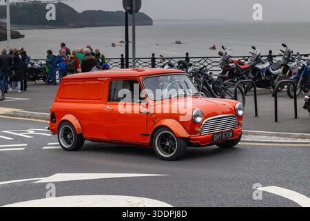 Austin Mini Van Stockfoto