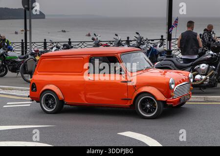 Minibus Austin Morris Stockfoto