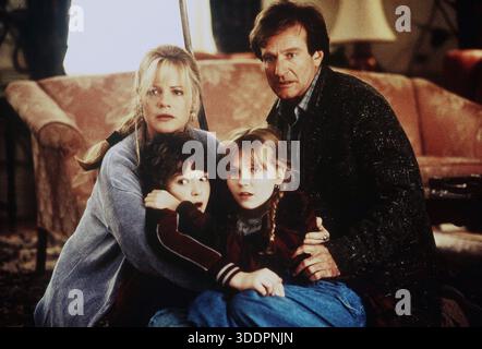 Jumanji Robin Williams, Bonnie Hunt, Bradley Pierce Und Kirsten Dunst Stockfoto