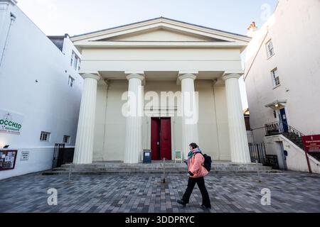 Brighton, 2. Januar 2026: Brighton's Unitarian Church on New Road Stockfoto