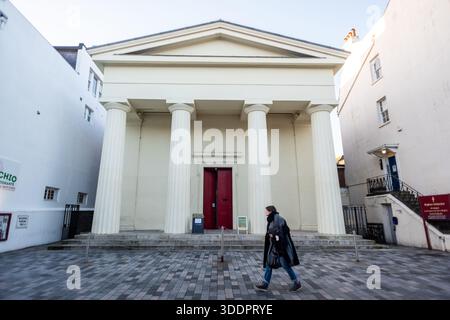 Brighton, 2. Januar 2026: Brighton's Unitarian Church on New Road Stockfoto