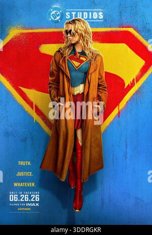 Supergirl Woman of Tomorrow Milly Alcock Poster Stockfoto