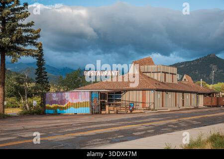 Colorado, 4. Juli 2025 – Außenansicht von Bird & Jim Stockfoto