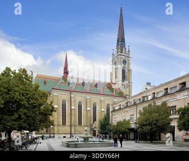 Marienkirche oder Kirche des Heiligen Namens Maria, Novi Sad, Provinz Vojvodina, Serbien Stockfoto
