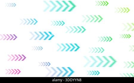 Farbenfroher, minimaler, pixeliger Hintergrund mit abstraktem geometrischem Hintergrund. Vektortechnologie Pixel Art Design Stock Vektor