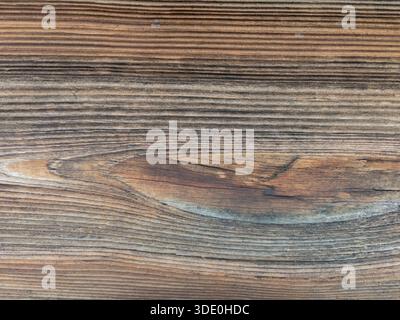 Natürliche Oberfläche von alten Holzbrettern, Hintergrund mit Holzstruktur in Nahaufnahme für Design, rustikaler und ökologischer Stil. Stockfoto