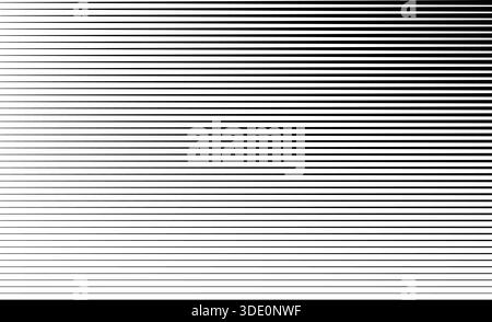 Dynamisches lineares abstraktes Schwarz-weiß-Hintergrunddesign Stock Vektor