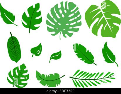 Illustration Der Blätter Stock Vektor