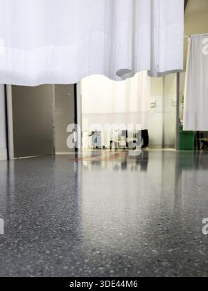 Detail der Notaufnahme für Patienten Stockfoto