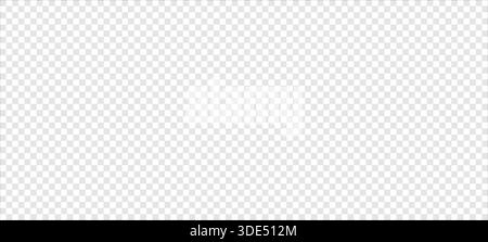 Weißes und graues Schachbrettgitter mit nahtlosen quadratischen Fliesen auf PNG-Hintergrund. Stock Vektor