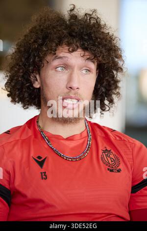 Lagos, Portugal. Januar 2026. Marlon Fossey von Standard wurde während des Wintertrainings der belgischen Fußballmannschaft Standard de Lüttich am Montag, den 5. Januar 2026 in Lagos, Portugal, fotografiert. BELGA FOTO RICARDO NASCIMENTO Credit: Belga Nachrichtenagentur/Alamy Live News Stockfoto