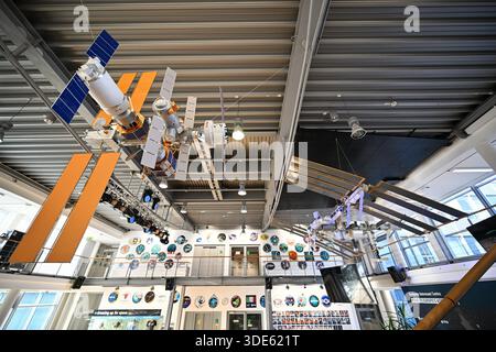 Frankreich. Januar 2026. © PHOTOPQR/JOURNAL DU CENTRE/Pierre Destrade ; ; 05/01/2026 ; Conference de presse a l'agence spatiale europenne (ESA) de la Nivernaise -SophieADENOT, Astronaute francaise qui partira sur l'ISS pour la Mission Epsilon le 15 fevrier 2025. KÖLN. 05/01/2025. Fotos Pierre Destrade. ESPACE/ESA/CONQUETE SPATIALE/ASTRONAUTE/PILOTE/LUNE/ISS Köln, Deutschland, 5. januar 2025 Besuch der ESA - nach einer Pressekonferenz mit SophieAdenot, französischer Astronaut, der am 15. Februar zur Mission Epsilon aufbrechen wird. Quelle: MAXPPP/Alamy Live News Stockfoto