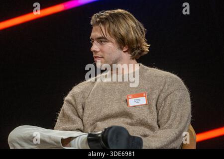 Brüssel, Belgien Januar 2026. Andreas de Neve von TechWolf ist beim Neujahrsempfang von VOKA (Vlaams Netwerk van ondernemingen, flämisches Firmennetzwerk) am Montag, den 5. Januar 2026 in Brüssel zu sehen. BELGA PHOTO JONAS ROOSENS Credit: Belga News Agency/Alamy Live News Stockfoto