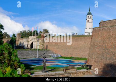 Belgrader Festung oder Kalemegdan Festung, Stambol Tor, Stari Grad, Belgrad, Serbien Stockfoto