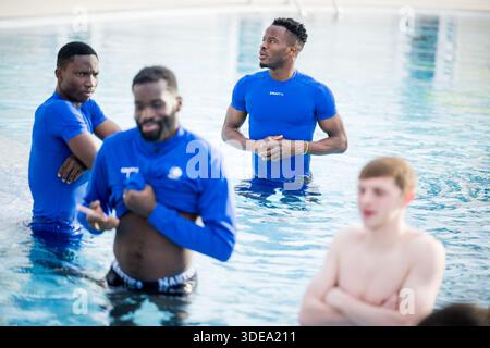Oliva, Spanien. Januar 2026. Mohamed Soumah wurde während des Wintertrainings der belgischen Fußballmannschaft KAA Gent in Oliva, Spanien, am Dienstag, den 6. Januar 2026, fotografiert. BELGA FOTO JASPER JACOBS Credit: Belga News Agency/Alamy Live News Stockfoto
