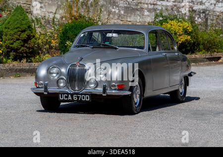 1966 Jaguar S Type 3,4 klassische britische Sportlimousine Stockfoto