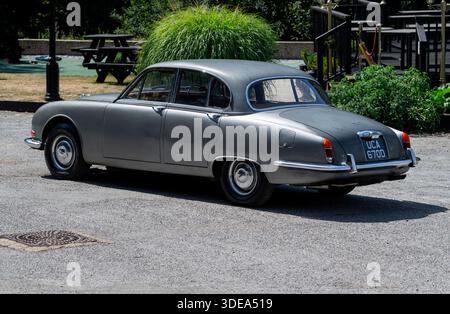 1966 Jaguar S Type 3,4 klassische britische Sportlimousine Stockfoto
