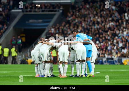 Madrid, Spanien. Januar 2026. Real Madrid Team beim La Liga EA Sport Spiel zwischen Real Madrid CF und Real Betis Balompie im Bernabeu Stadion am 4. Januar 2026. - 04/01/2026 - Spanien/Madrid/Madrid - LGM/Le Pictorium Credit: LE PICTORIUM/Alamy Live News Stockfoto