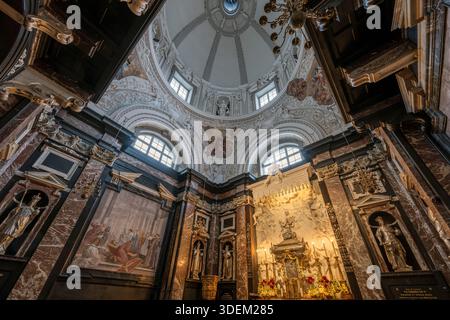 Kapelle St. Kasimir, Basilika St. Stanislaus und St. Ladislaus, Vilnius, Litauen Stockfoto