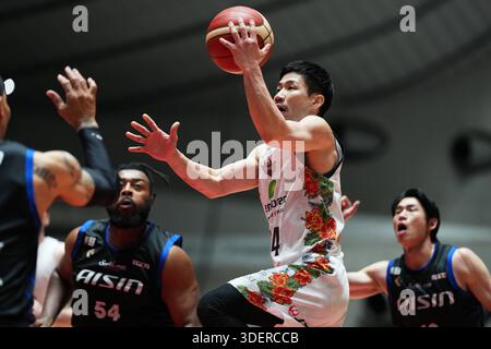 st. Yoyogi Gymnasium, Tokio, Japan. Januar 2026. Ryuichi Kishimoto (Goldene Könige), 8. JANUAR 2026 - Basketball : Emperor's Cup Basketball 2025-26 Finalrunde Viertelfinalspiel zwischen Ryukyu Goldenen Königen 85-92 Seepferdchen Mikawa am 1. Yoyogi Gymnasium, Tokio, Japan. Quelle: AFLO SPORT/Alamy Live News Stockfoto