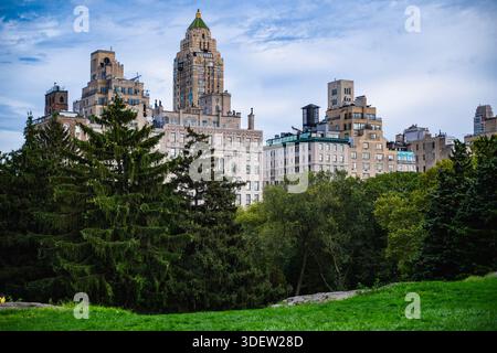 Malerisches Bild des Central Park in New York Stockfoto