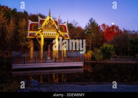 Thai Sala in Westpark, München, Oberbayern, Bayern, Deutschland Stockfoto