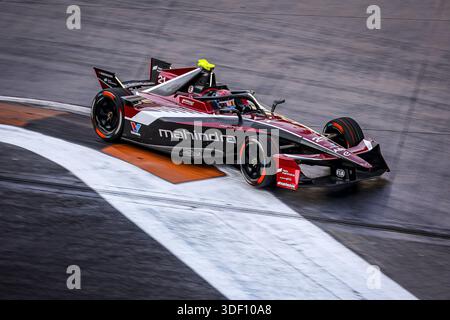 21 DE VRIES Nyck (nld), Mahindra Racing, Mahindra M12Electro, Action beim Mexico City Paulo ePrix, 2. Runde der ABB FIA Formel E Weltmeisterschaft 2025-26, auf dem Autodromo Hermanos Rodriguez vom 8. Bis 10. Januar 2025 in Mexiko-Stadt Stockfoto