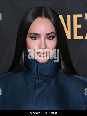 Los Angeles, USA. Januar 2026. Sofia Carson kam am 9. Januar 2026 zu den Astra Film Awards 2026 im Sofitel Los Angeles at Beverly Hills in Los Angeles, Kalifornien © Starbuck/ Credit: AFF/Alamy Live News Stockfoto