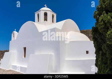 Markuskirche, Imerovigli, Santorin, Griechenland, Europa Stockfoto