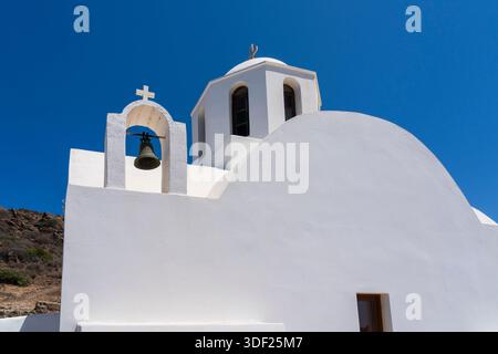 Markuskirche, Imerovigli, Santorin, Griechenland, Europa Stockfoto