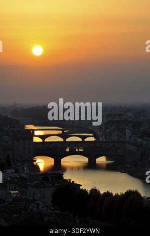 Stadtlandschaft einer der schönsten italienischen Städte Stockfoto