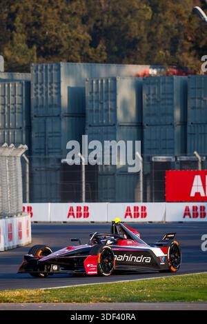 21 DE VRIES Nyck (nld), Mahindra Racing, Mahindra M12Electro, Action während des Mexico City Paulo ePrix, 2. Runde der ABB FIA Formel E Weltmeisterschaft 2025-26, auf dem Autodromo Hermanos Rodriguez vom 8. Bis 10. Januar 2025 in Mexiko-Stadt, Mexiko - Foto Gregory Lenormand / DPPI Stockfoto