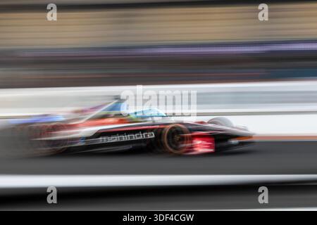 21 DE VRIES Nyck (nld), Mahindra Racing, Mahindra M12Electro, Action während des Mexico City Paulo ePrix, 2. Runde der ABB FIA Formel E Weltmeisterschaft 2025-26, auf dem Autodromo Hermanos Rodriguez vom 8. Bis 10. Januar 2025 in Mexiko-Stadt, Mexiko - Foto Damien Doumergue / DPPI Stockfoto