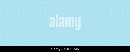 Erstellen Sie einen blauen Planer oder ein Notizbuch. Vektorseite und nahtloses Muster für Bullet Journal mit hellem Rasterhintergrund Stock Vektor