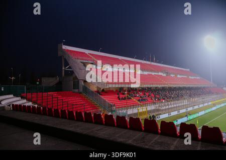 Monza, Italien: 28. Dezember 2022 - Allgemeine Ansicht im Stadio Brianteo U-Power Stadion während eines Freundschaftsspiels zwischen AC Monza und Turin FC. Stockfoto