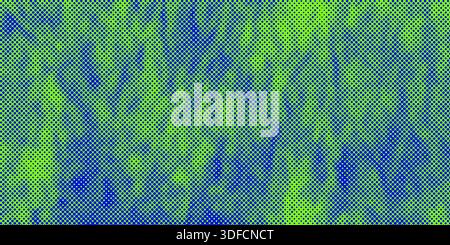 Neon-Pop-Punk-Grunge-Überzug mit urbaner Halbtonstruktur. Stock Vektor