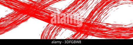 Vektor-Pack Farbstreifen, Kreise, Rahmen und Textur Highlights.Japanische rote Tinte Pinselstrich. Stock Vektor