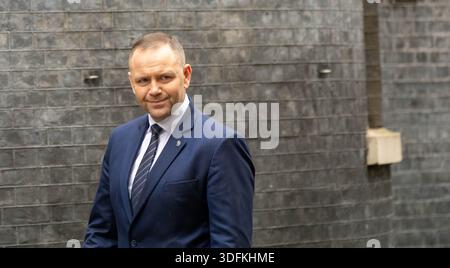 London, Großbritannien. Januar 2026. Karol Nawrocki, Präsident Polens, trifft Premierminister Keir Starmer in der Downing Street 10, London UK Credit: Ian Davidson/Alamy Live News Stockfoto