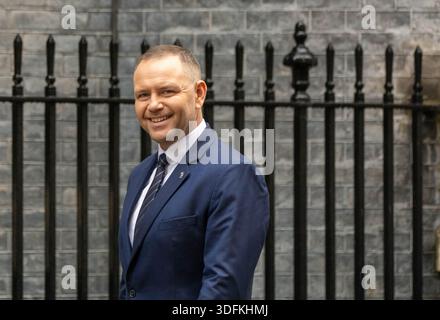London, Großbritannien. Januar 2026. Karol Nawrocki, Präsident Polens, trifft Premierminister Keir Starmer in der Downing Street 10, London UK Credit: Ian Davidson/Alamy Live News Stockfoto