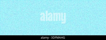 Blauer Pool-Fliesenhintergrund. Strukturiertes Mosaik im Bad. Quadratische Dekoration. Küchenwand oder -Boden mit Pixelraster. Vector Swimmingpool flach illu Stock Vektor