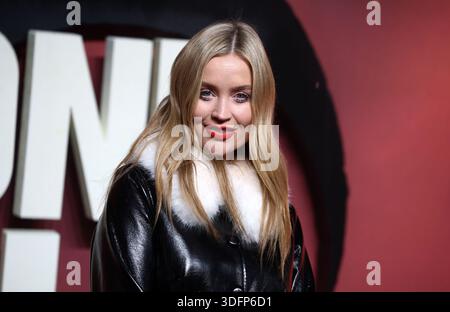 London, UK, 13. Januar 2026, Laura Whitmore nahm an der Uraufführung des Films 28 Years Later: The Bone Temple im BFI IMAX Waterloo in London teil. Fred Duval / Alamy Live News Stockfoto