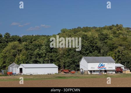 Bicentennial Barn, West Lafayette, Coshocton County, Ohio Stockfoto