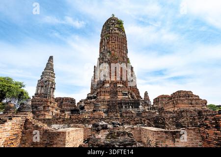 Wat Phra RAM antike Tempel von Ayutthaya im historischen Park Ayutthaya, Thailand Stockfoto
