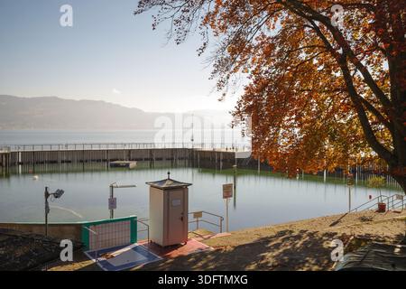 Römische Bäder am Bodensee, Deutschland, Bayern, Lindau Stockfoto