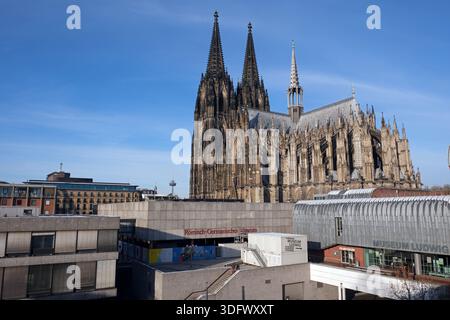 Dom St. Peter hohe Domkirche zu Köln Kölner Dom - Kölner Dom und Museumskomplex - Deutschland Stockfoto