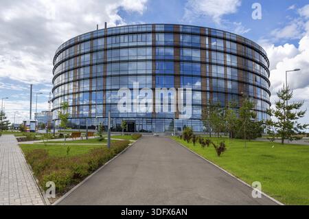 Innopolis, Russland - 11. Juni 2018: Modernes Gebäude in IT-Dorf in Kasan. Innopolis - innovative Stadt in der Republik Tatarstan, Russland Stockfoto